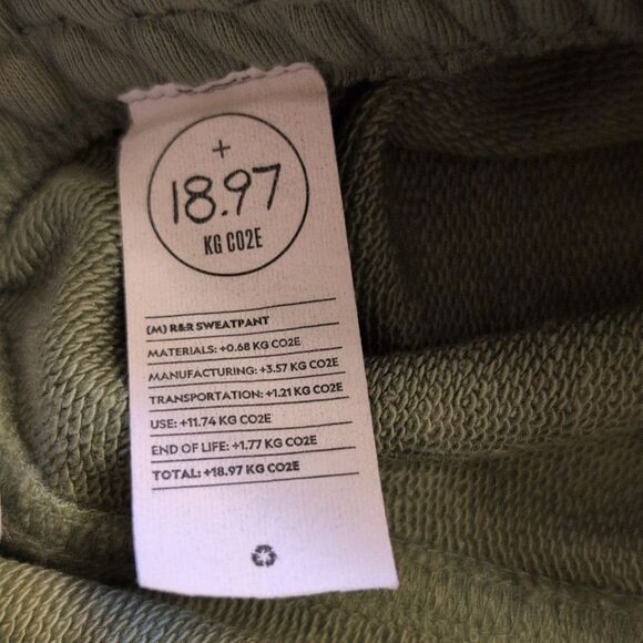 NWT Allbirds R&R Sweatpant Calm Cargo Green Size M - Picture 5 of 10